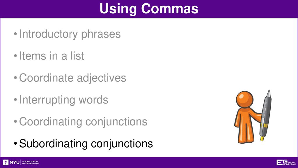 Using commas ppt download