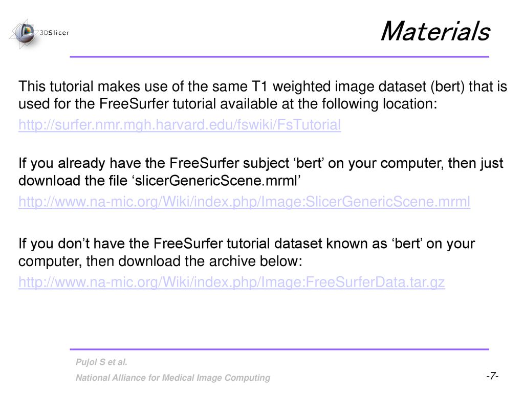 3D Visualization of FreeSurfer Data - ppt download