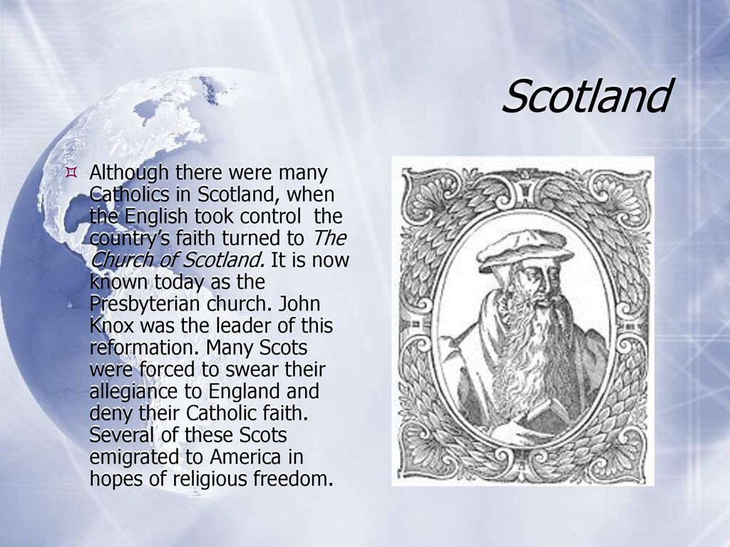 Religion Europe Protestant Reformation Ppt Download   Scotland 