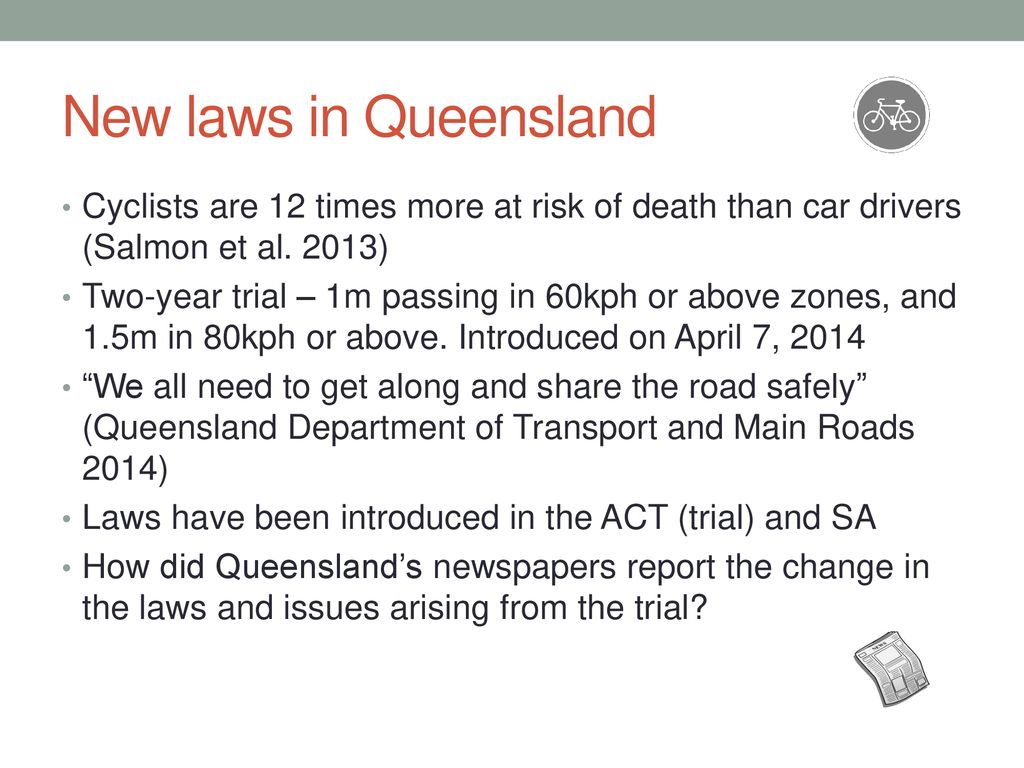 cycling-safety-in-queensland-newspapers-ppt-download