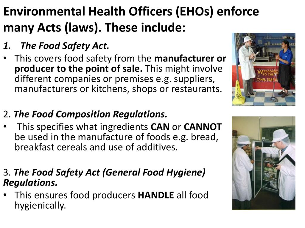 The Role Of The Environmental Health Officer (Eho). - Ppt Download