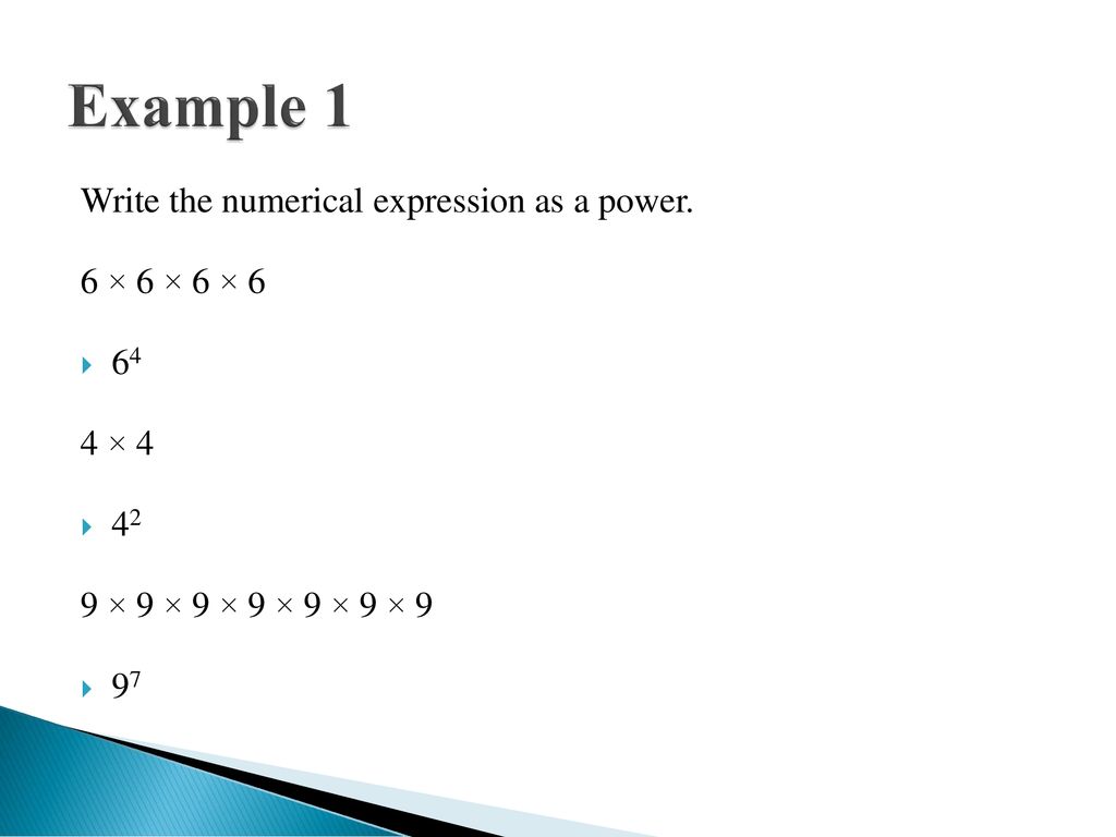 Lesson 26 Introductory Algebra Powers and Exponents. - ppt download
