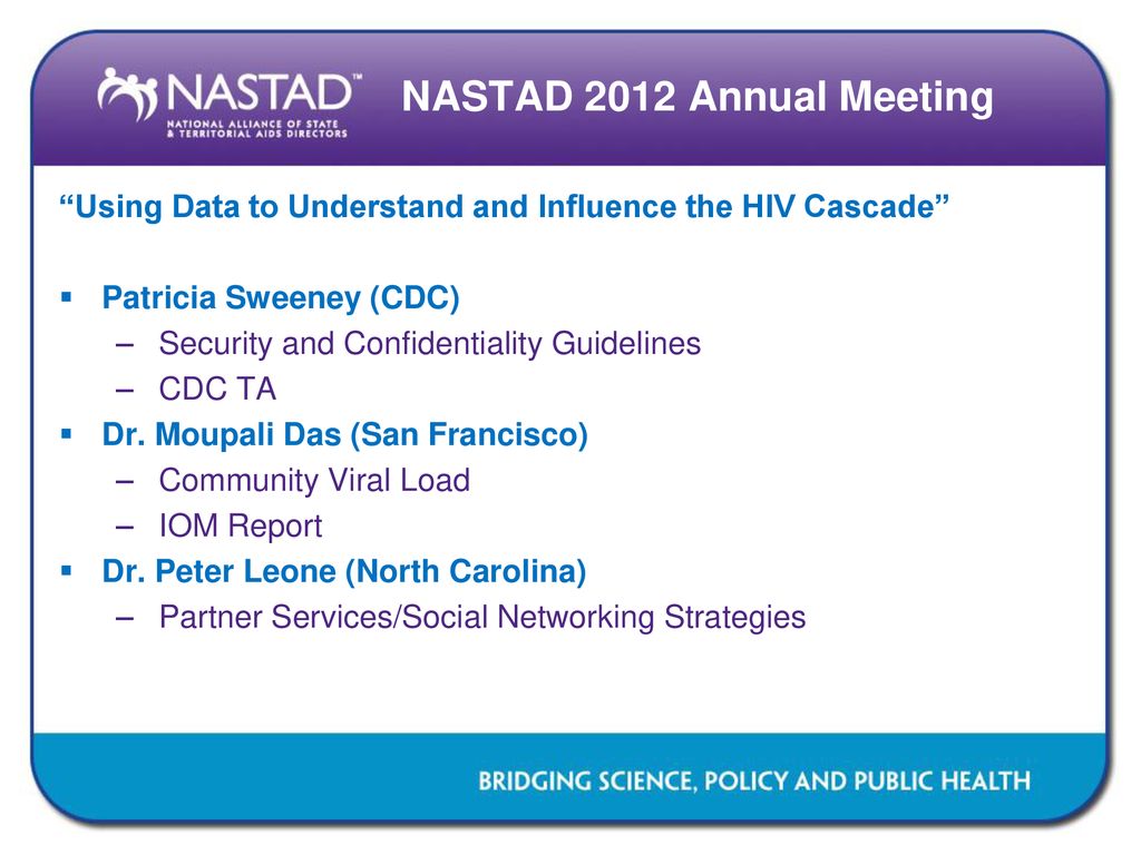 NASTAD Update CSTE Annual Conference ppt download
