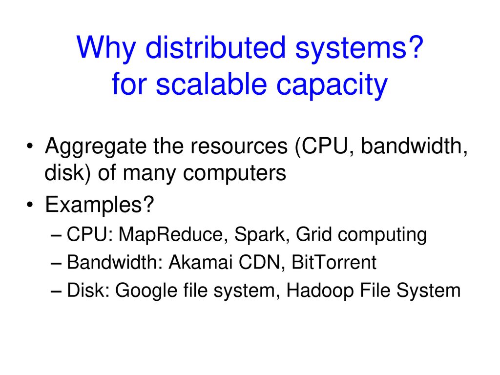 Distributed systems [Fall 2016] G Jinyang Li - ppt download