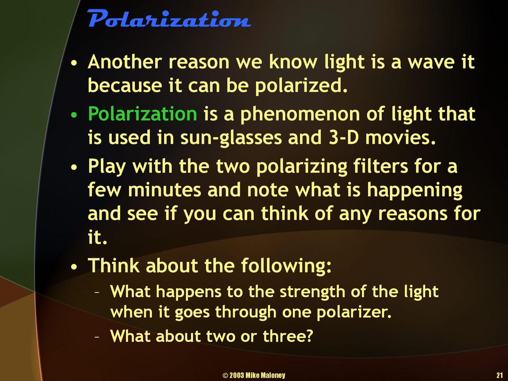 Mike Maloney Physics, SHS ppt download