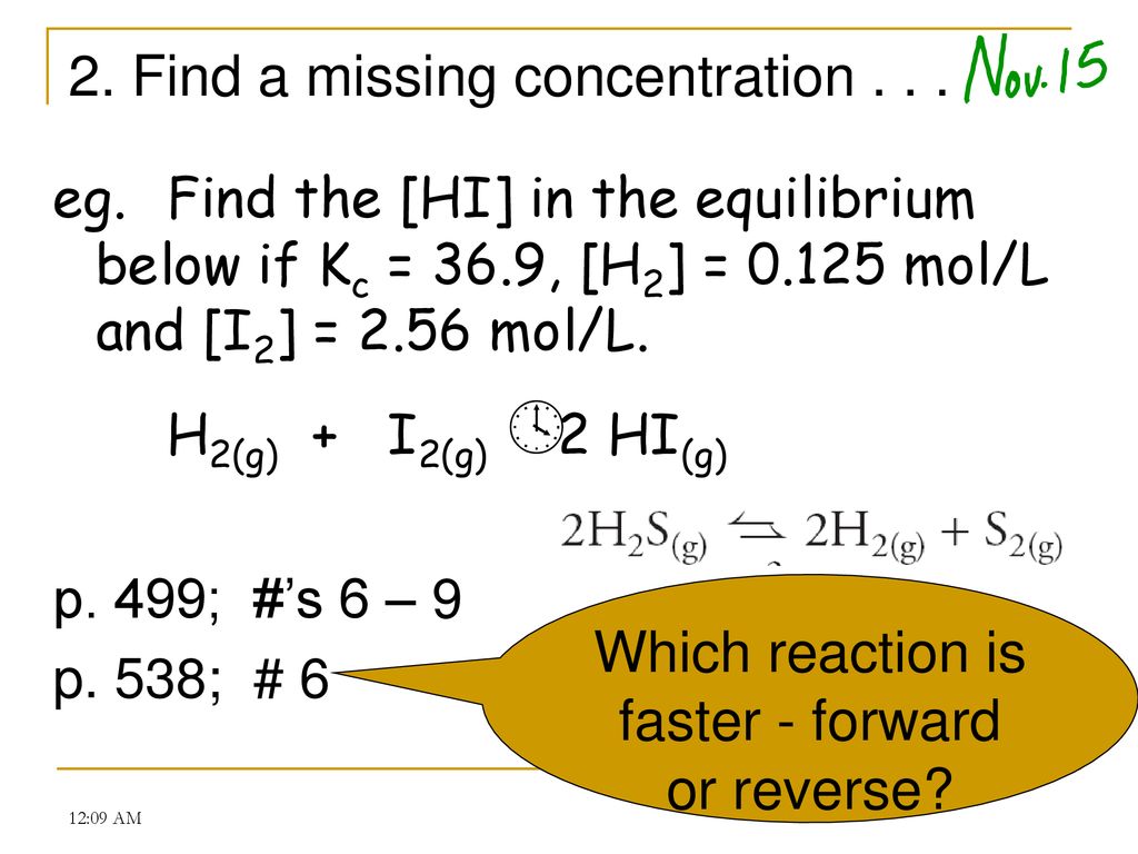 Unit 1 Kinetics And Equilibrium Ppt Download