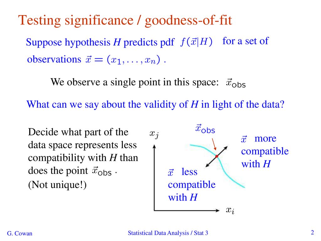 Statistical Data Analysis Stat 3 P Values Parameter Estimation Ppt Download