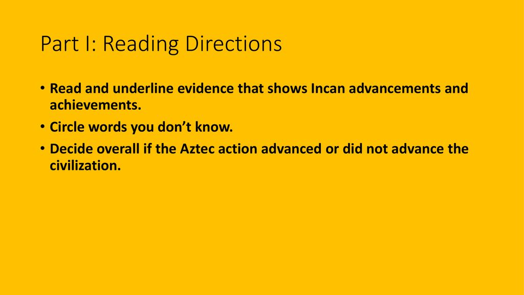 Aztec Advancement. - ppt download