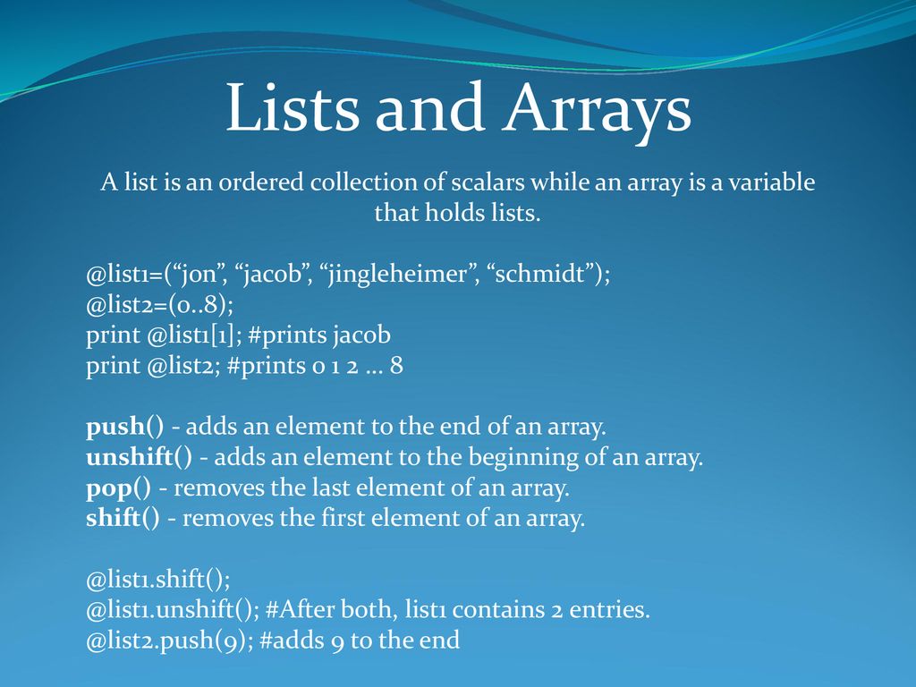 An Introduction to Perl - ppt download