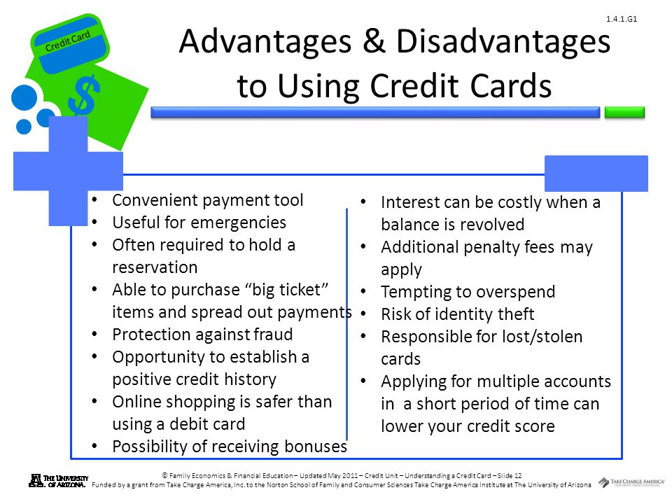 Advantages & Disadvantages to Using Credit Cards