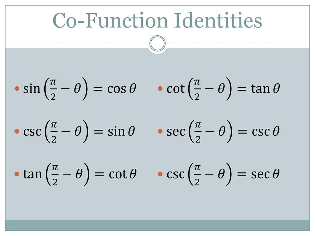 Trigonometric Identities Ppt Download Trigonometric Identities Ppt Download