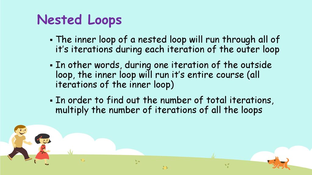 Count controlled loops nested ppt download