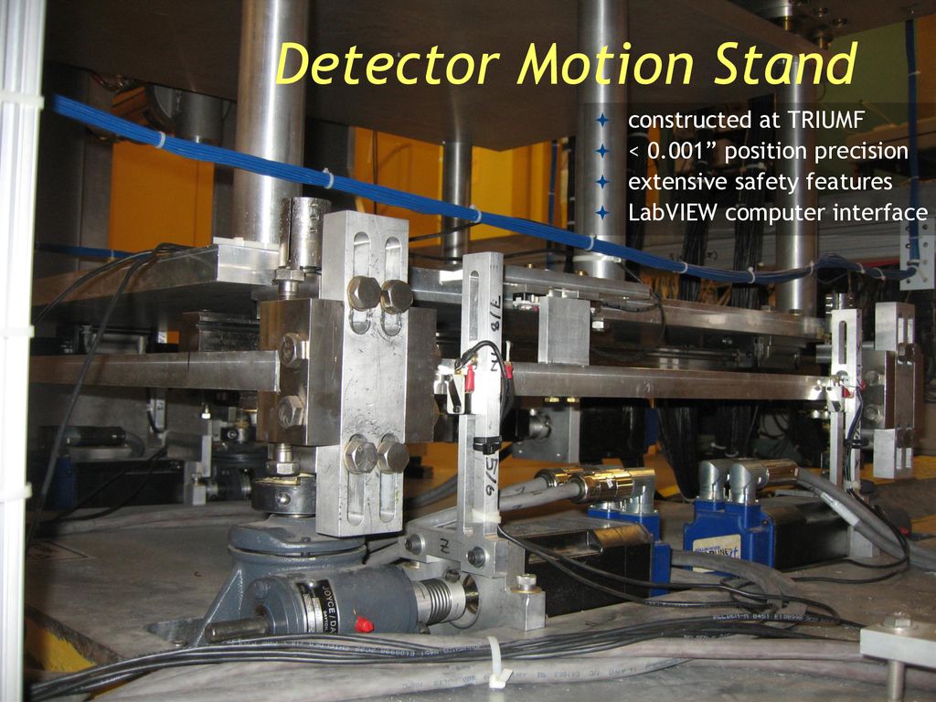 Detector Motion Stand constructed at TRIUMF