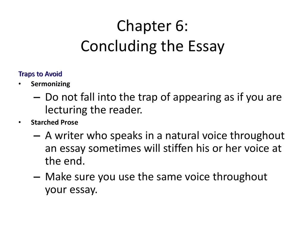Chapter 6 Concluding The Essay Ppt Download chapter-6-concluding-the-essay-ppt-download