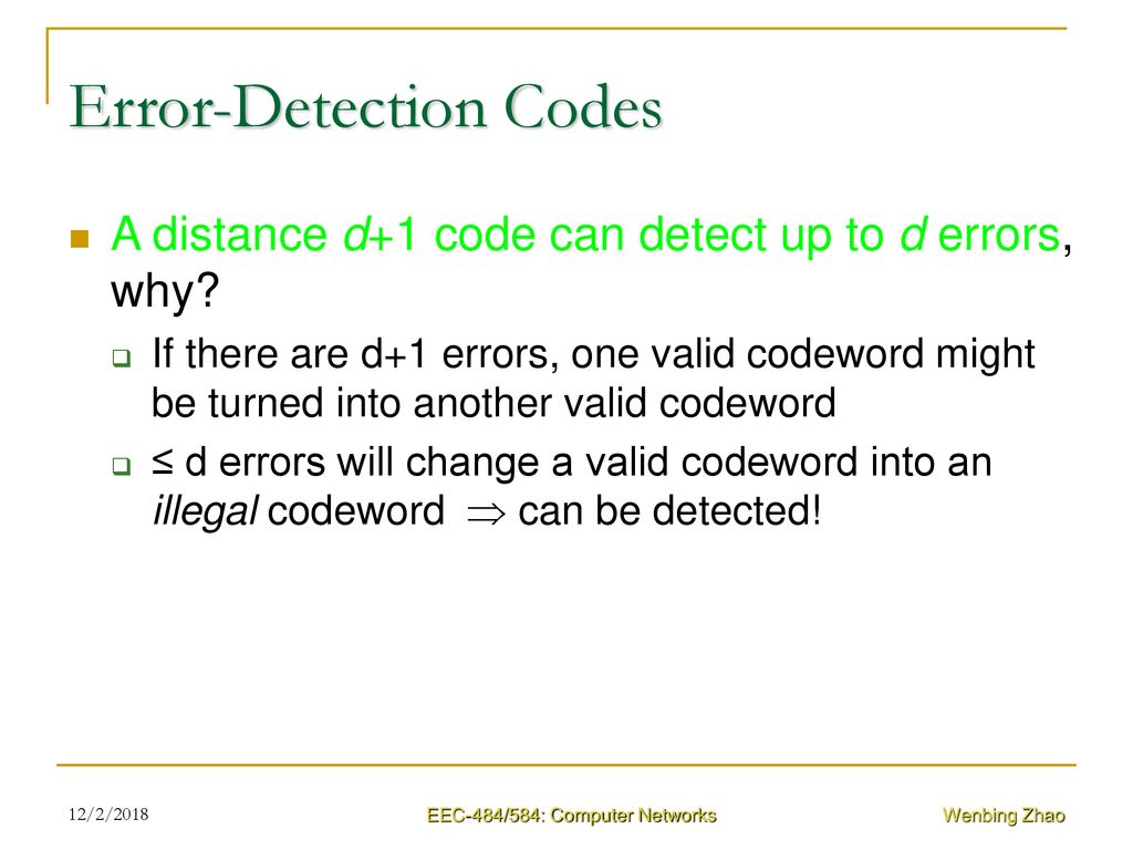 Eec 484 584 computer networks ppt download