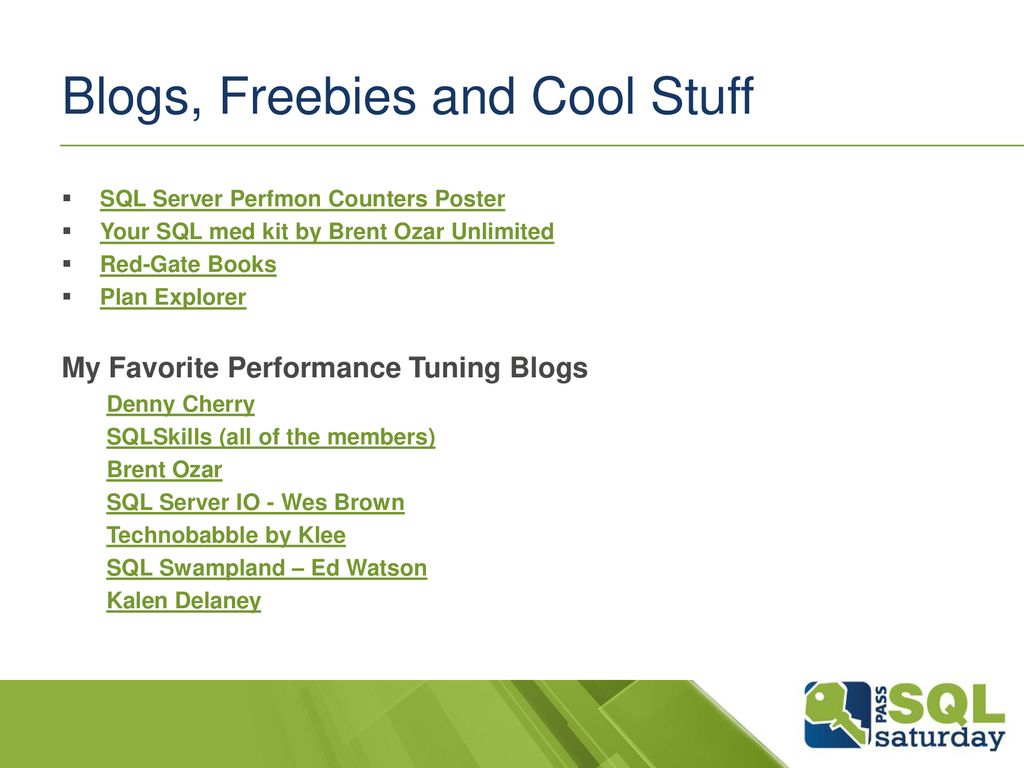 Performance tuning for mere mortals part ii ppt download