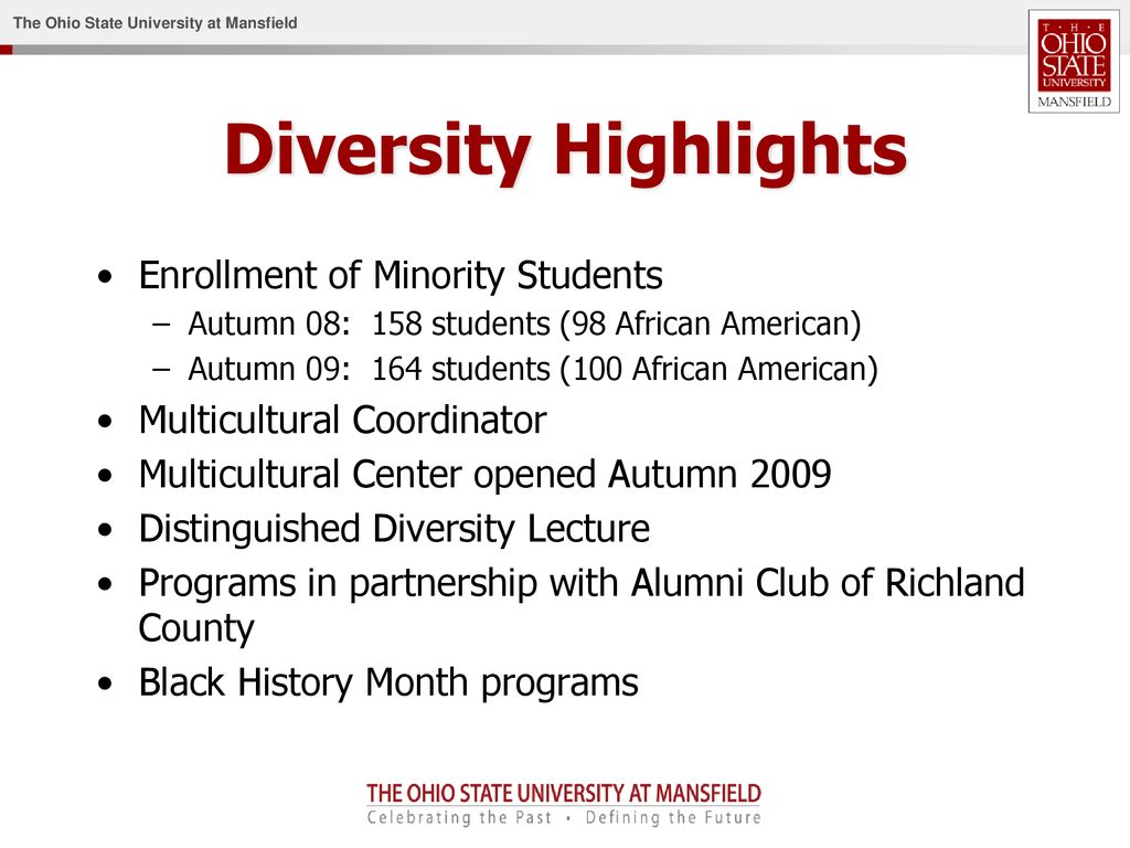 Diversity Highlights Enrollment of Minority Students