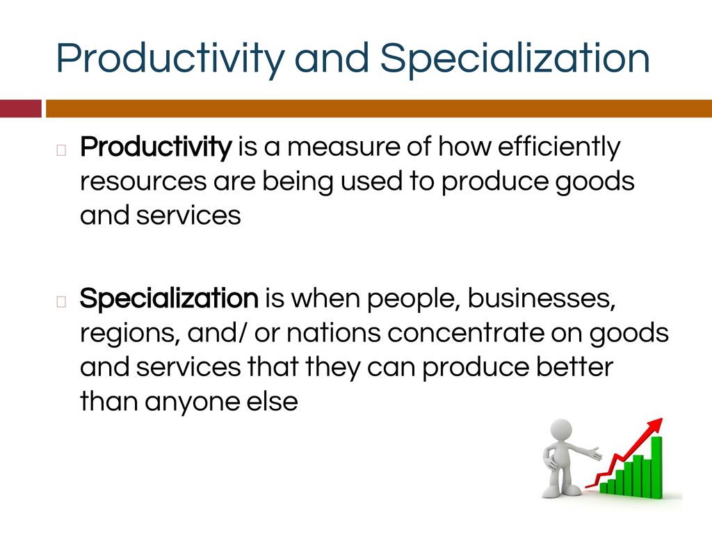 Productivity and Specialization