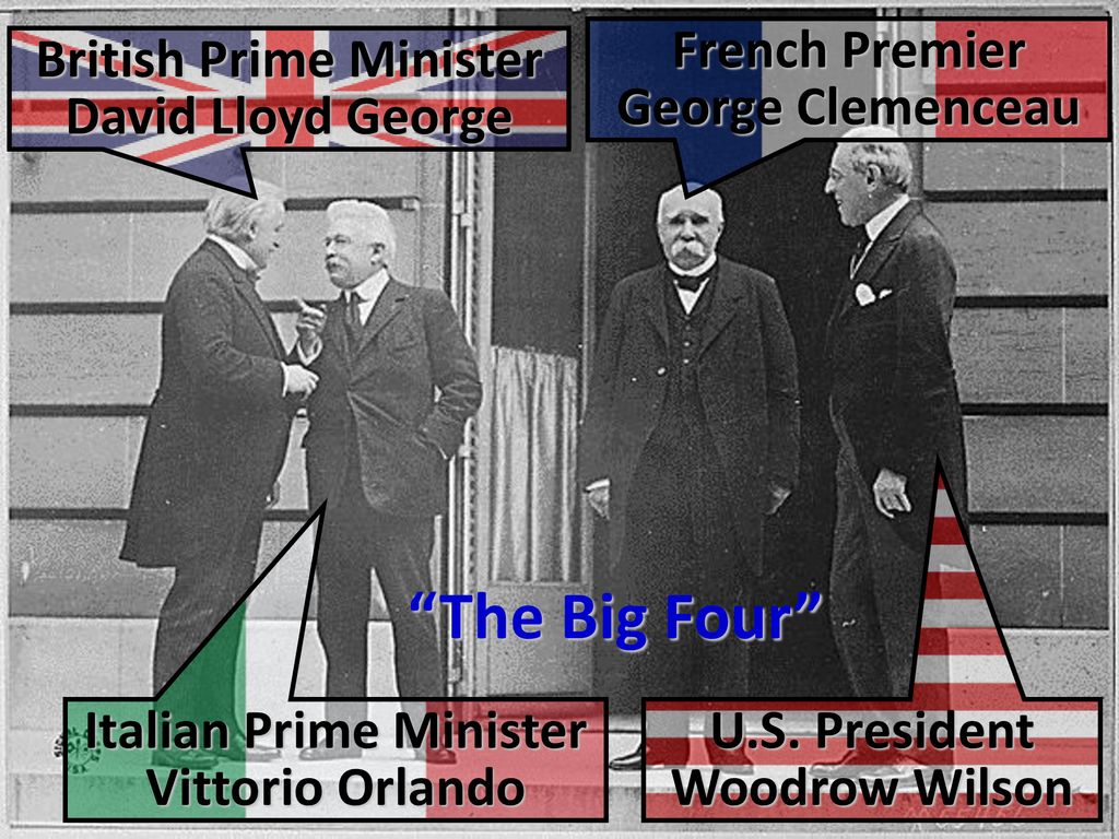 The Big Four French Premier George Clemenceau
