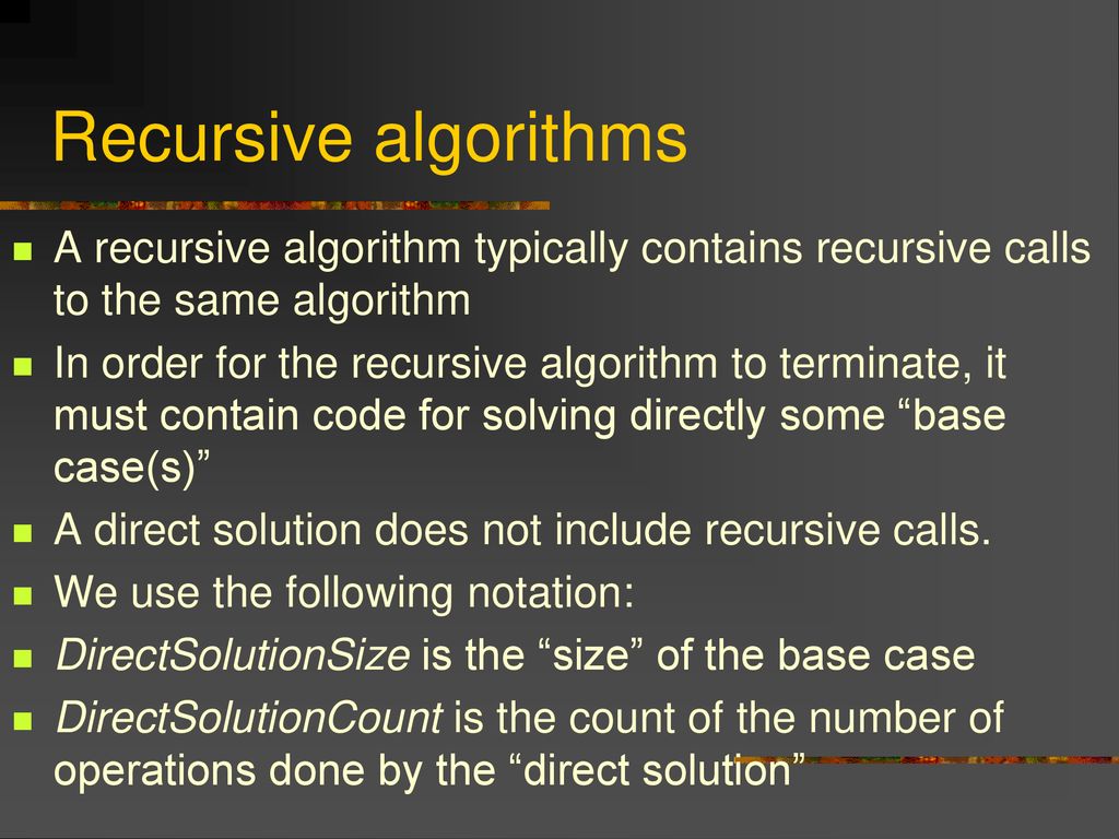 Recurrences. - ppt download