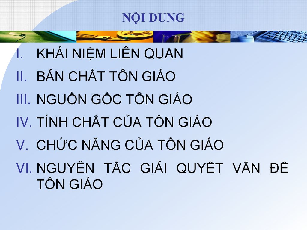 NGUYÊN TẮC GIẢI QUYẾT VẤN ĐỀ TÔN GIÁO