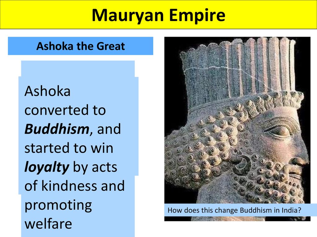 how did the mauryan empire change india