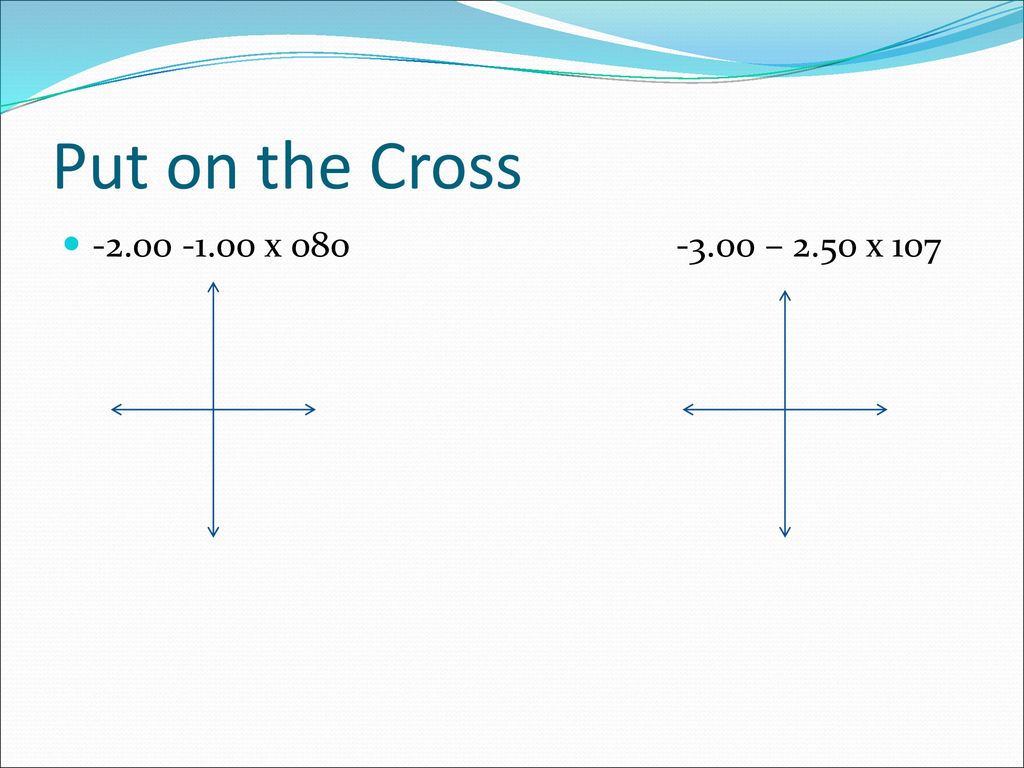 Put on the Cross x – 2.50 x 107