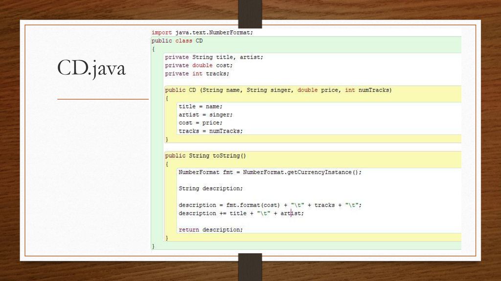 Arrays of Objects. - ppt download