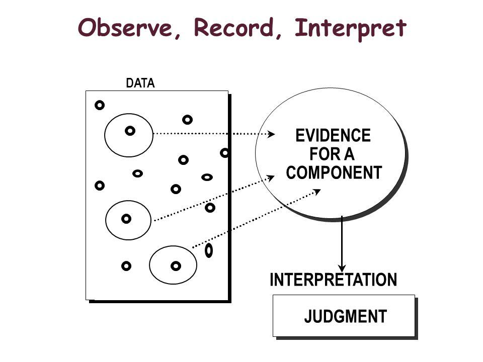Observe, Record, Interpret