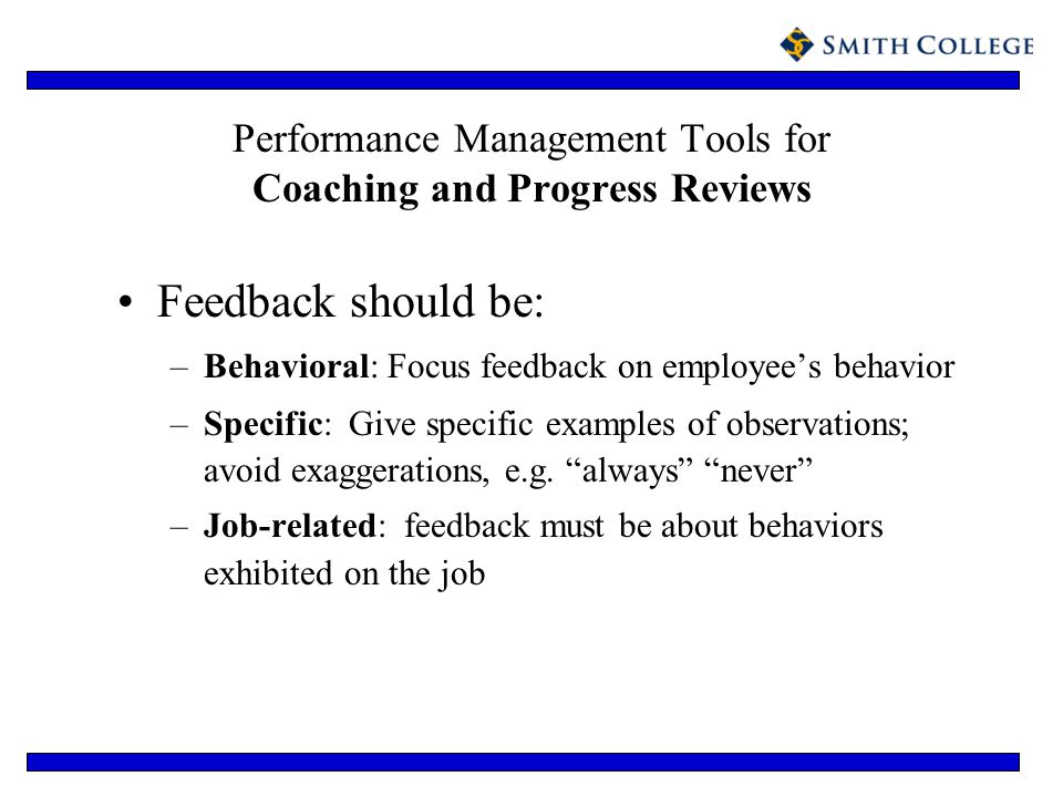 Performance Management Tools for Coaching and Progress Reviews