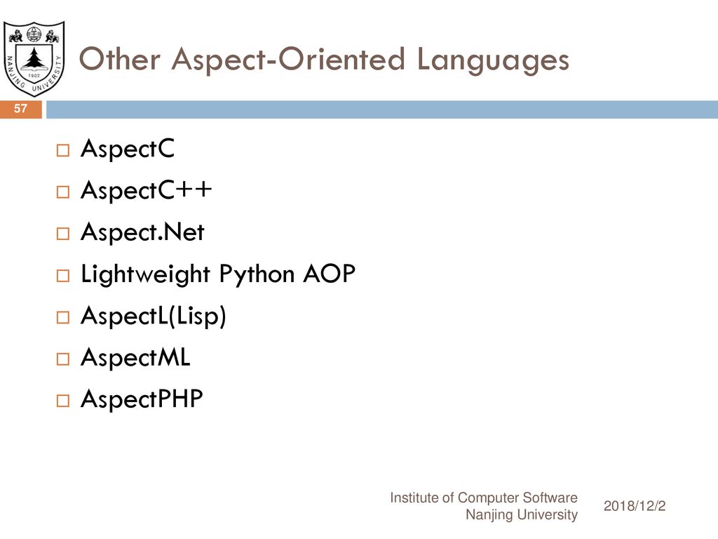 Aspect Oriented Programming - ppt download