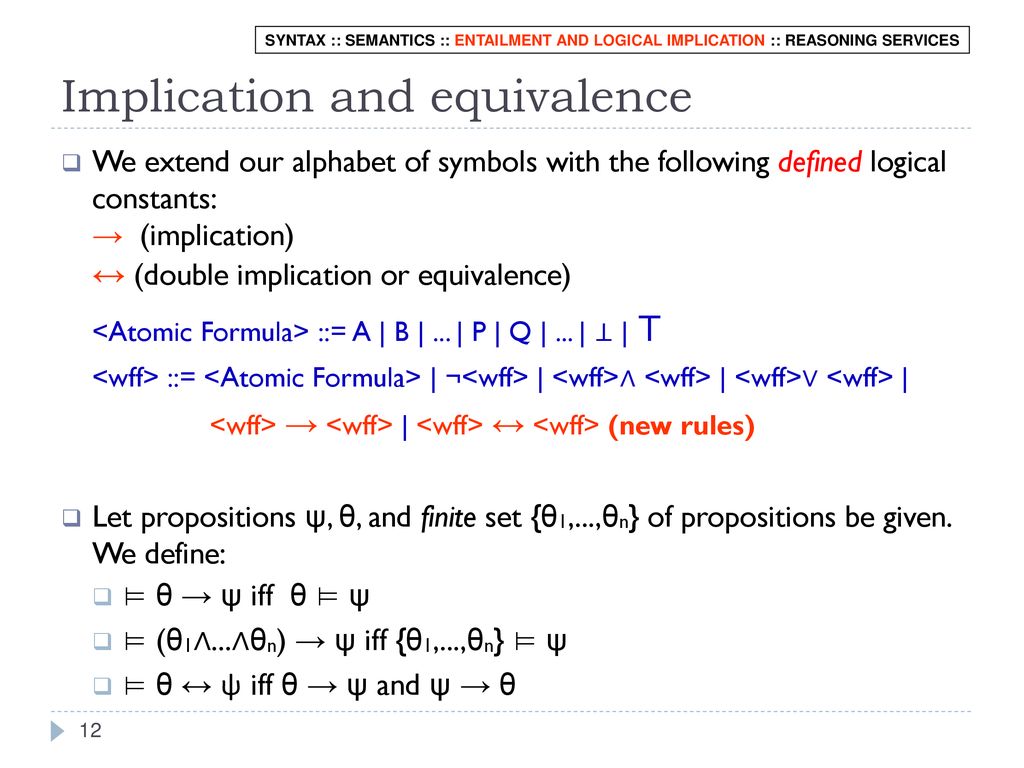 Logics for Data and Knowledge Representation - ppt download