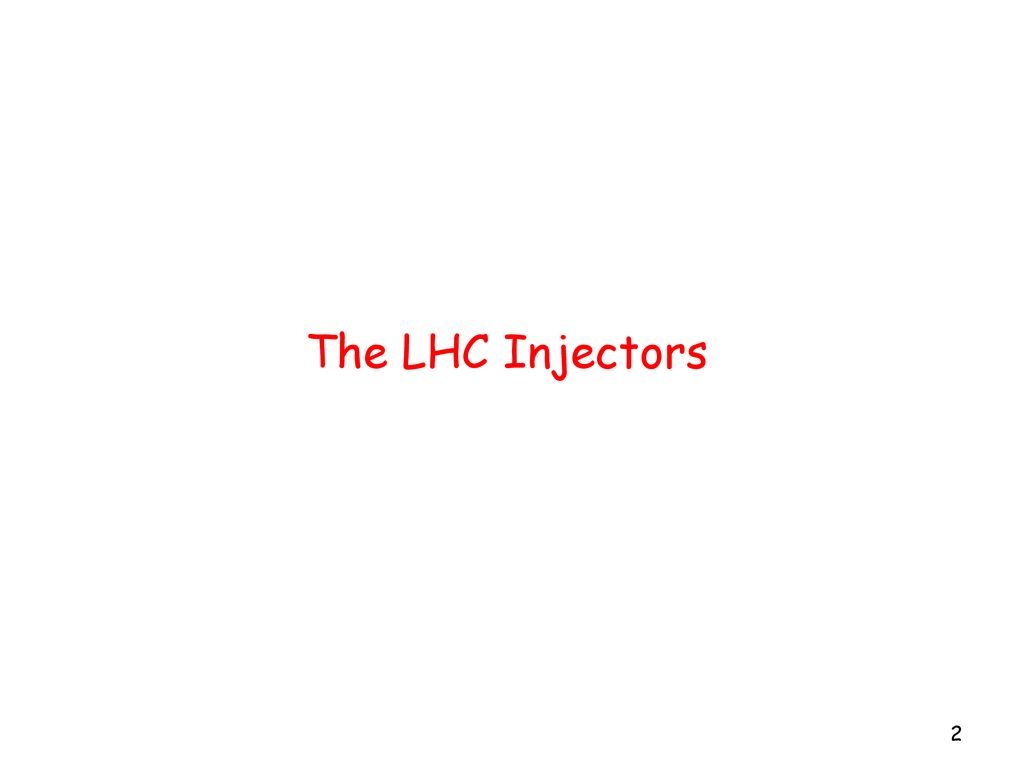 The LHC Injectors