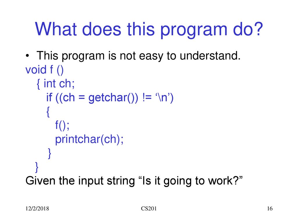 CS201: Data Structures and Discrete Mathematics I - ppt download