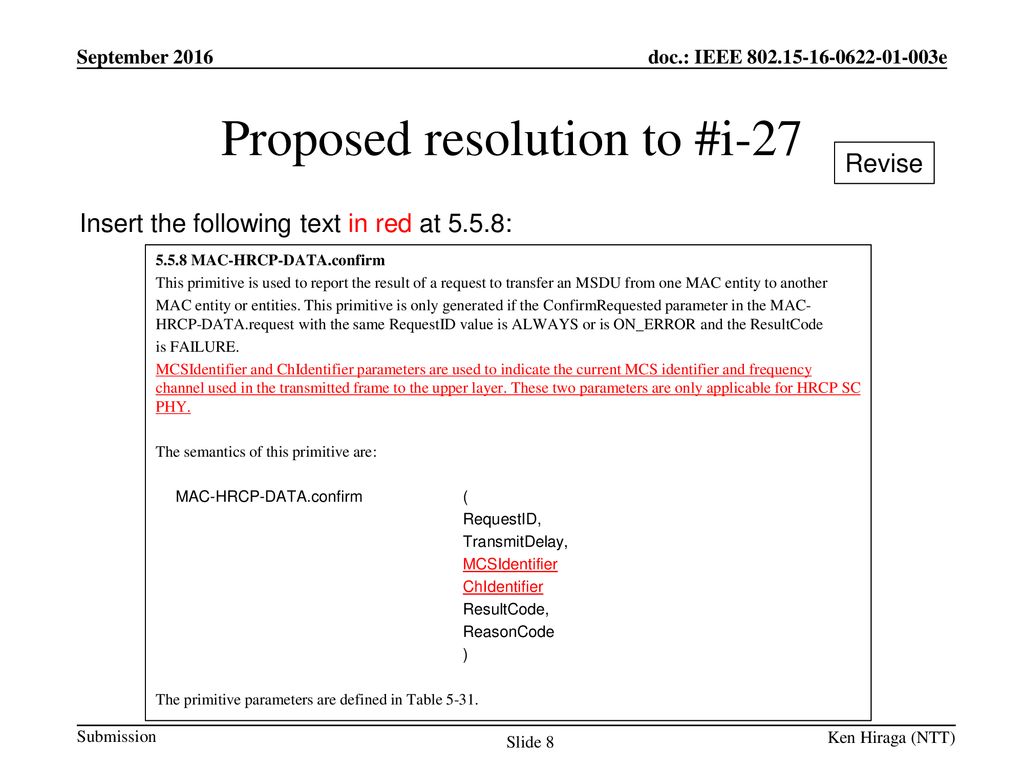 Proposed resolution to #i-27