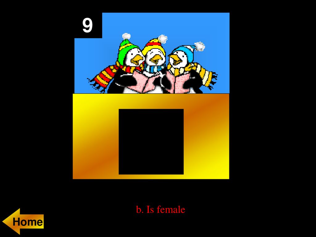 9 b. Is female Home