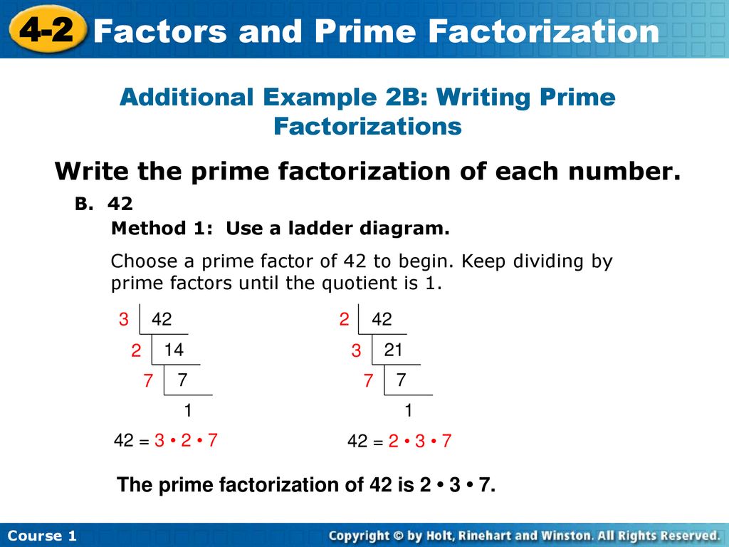 Factors And Prime Factorization Ppt Download