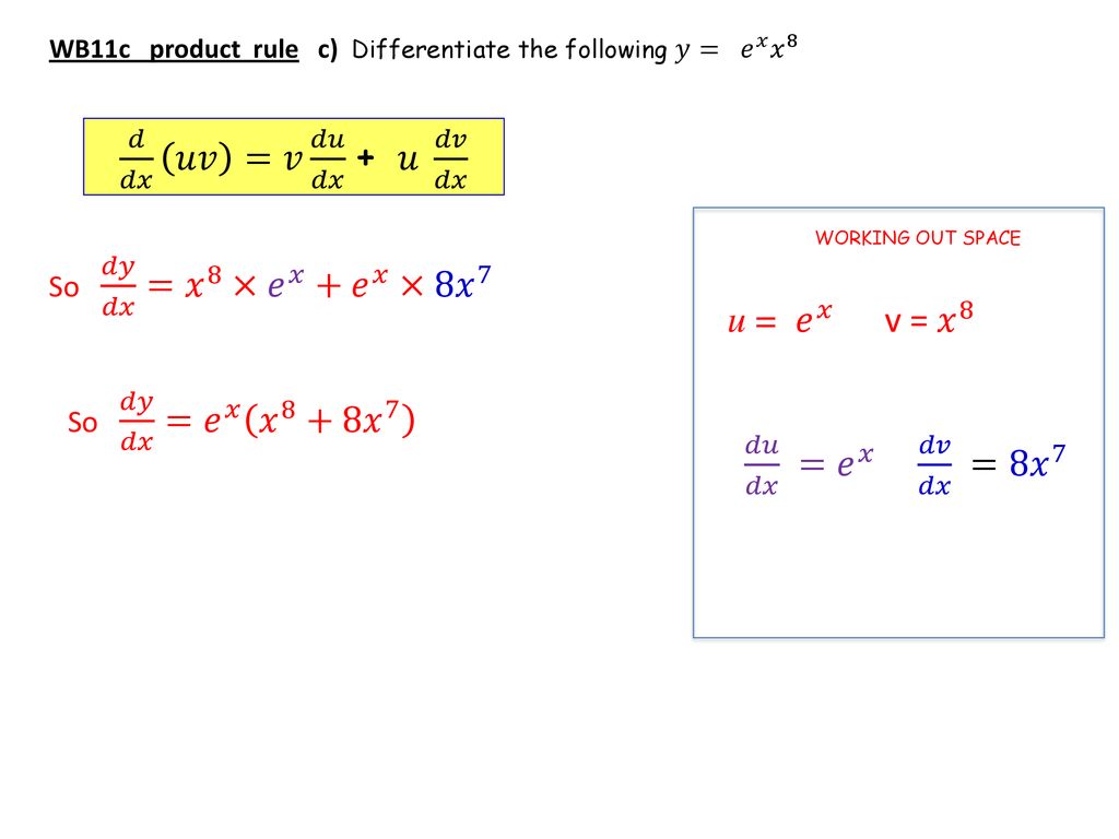 Derivatives Ex Ln X Ppt Download
