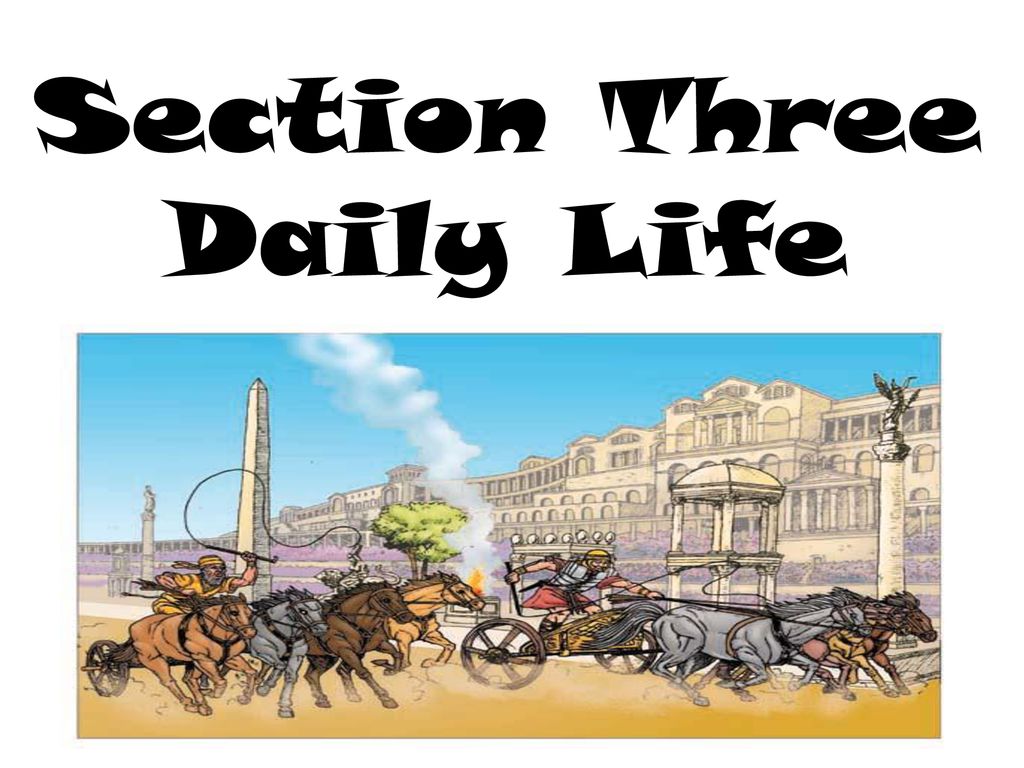 Section Three Daily Life