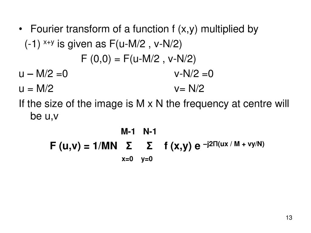 4 Image Enhancement In Frequency Domain Ppt Download