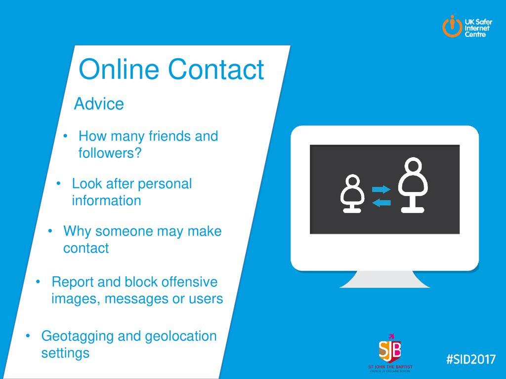 Online Contact Advice How many friends and followers