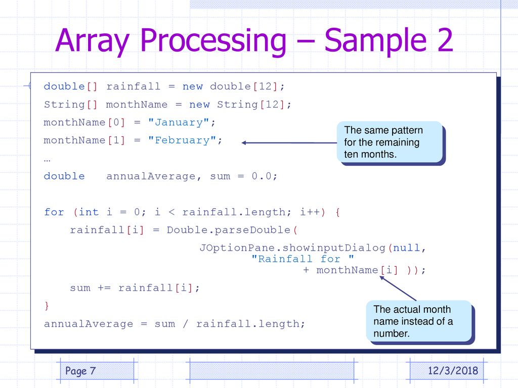 Chapter 6: Arrays. - ppt download