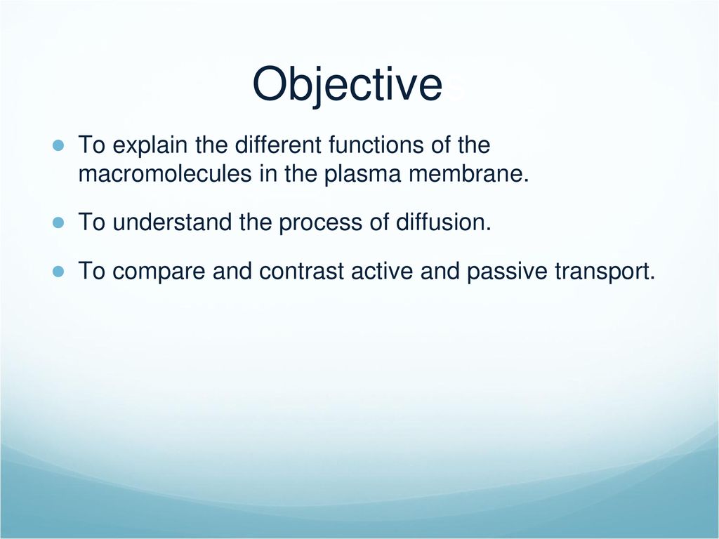  materials move across the cell s membranes ppt download