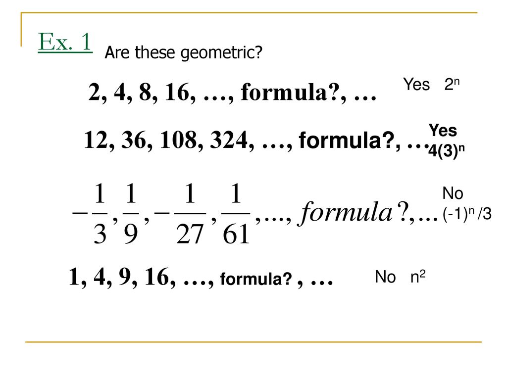 How Do I Find The Sum Terms Of Geometric Sequences And Series Ppt Download