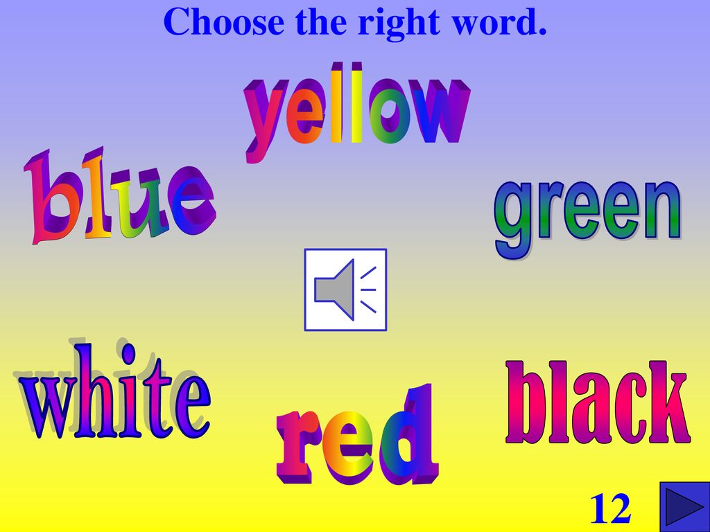 Choose the right word people
