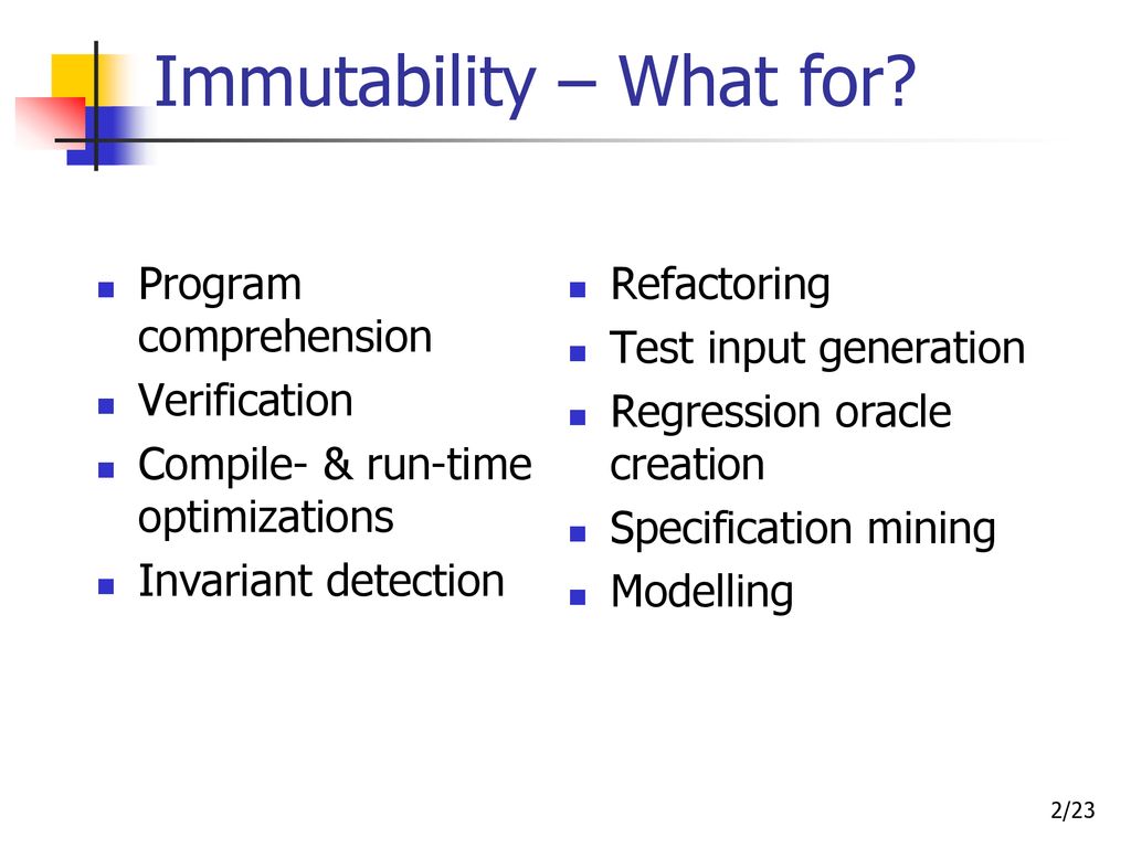 Object and Reference Immutability using Java Generics - ppt download