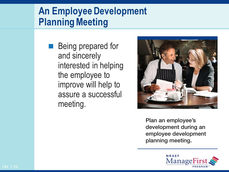 An Employee Development Planning Meeting