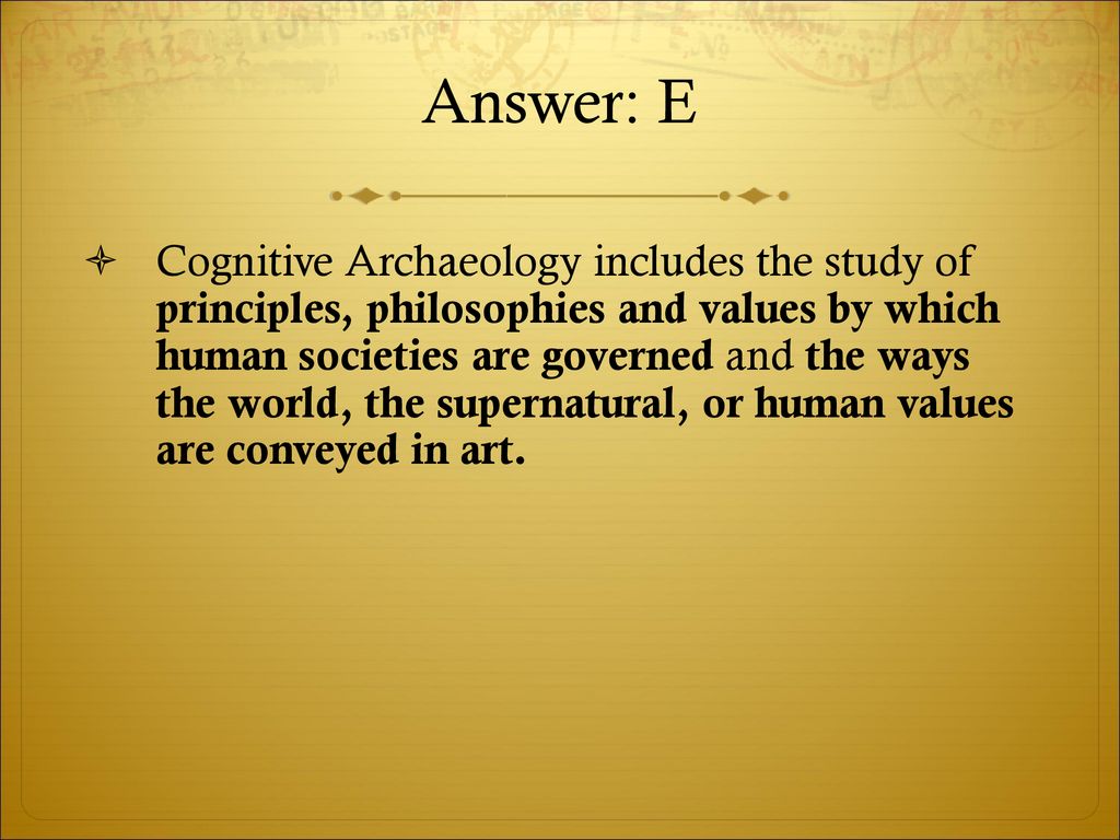 Answer: E