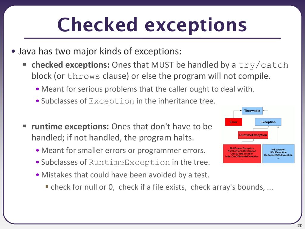 Exceptions and Error-Handling - ppt download