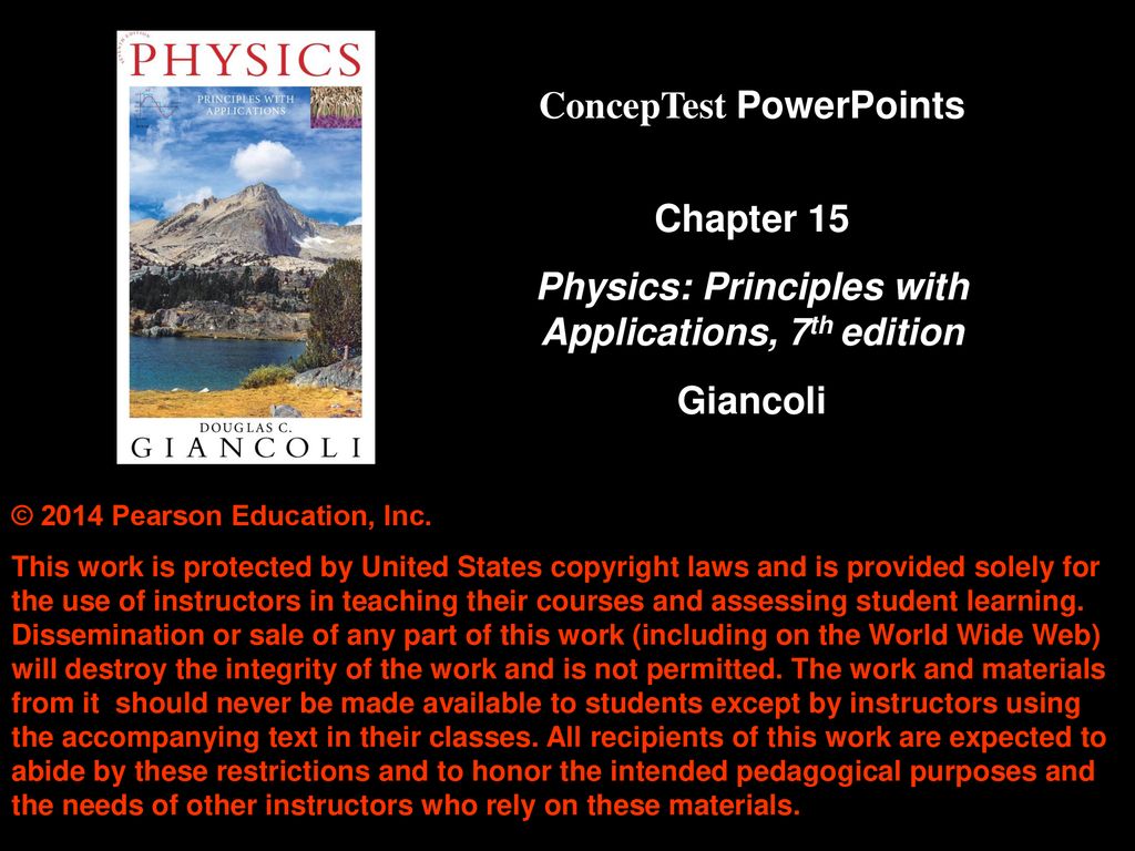 Physics principles with applications 7th edition ppt download